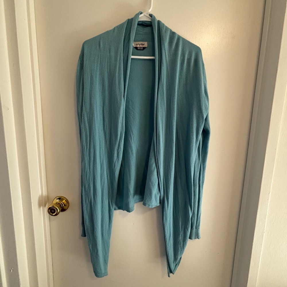 Anchor Blue Lightweight Cardigan (Size Medium)